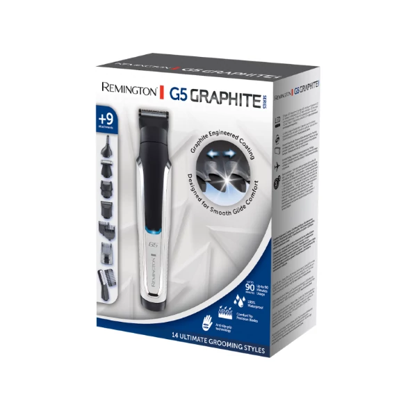 Kép 2/4 - Remington PG5000 Graphite Series G5 komplett szőrtelenítő készlet