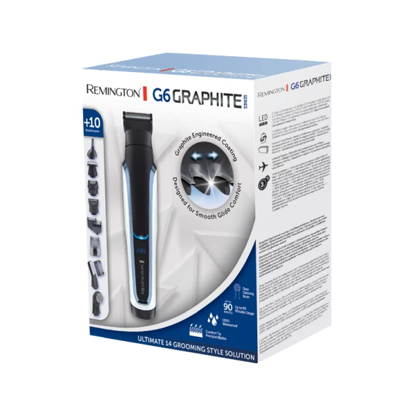 Kép 2/3 - Remington PG6000 Graphite Series G6 komplett szőrtelenítő készlet