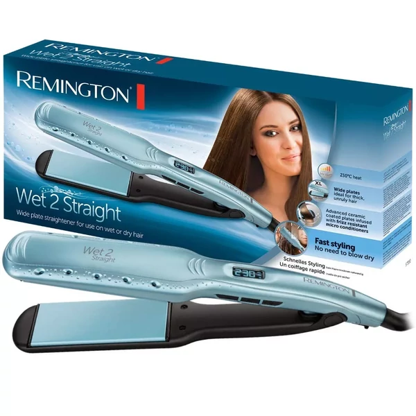 Kép 2/6 - Remington S7350 Wet 2 Straight széles hajvasaló