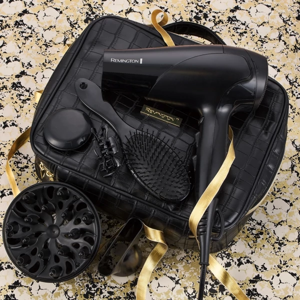 Kép 4/4 - Remington D3195 GP Style Edition hajszárító ajándékcsomag, 2200 W