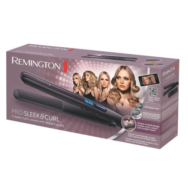 Kép 2/2 - Remington S6505 Pro Sleek & Curl hajsimító