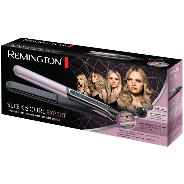 Kép 2/5 - Remington S6700 Sleek & Curl Expert hajsimító