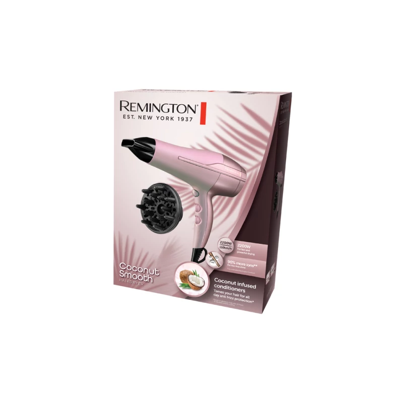 Remington D5901 Coconut Smooth hajszárító, 2200 W